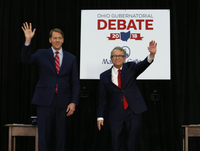 Ohio Governor Candidates Cordray, DeWine Spar on Health Care, Guns